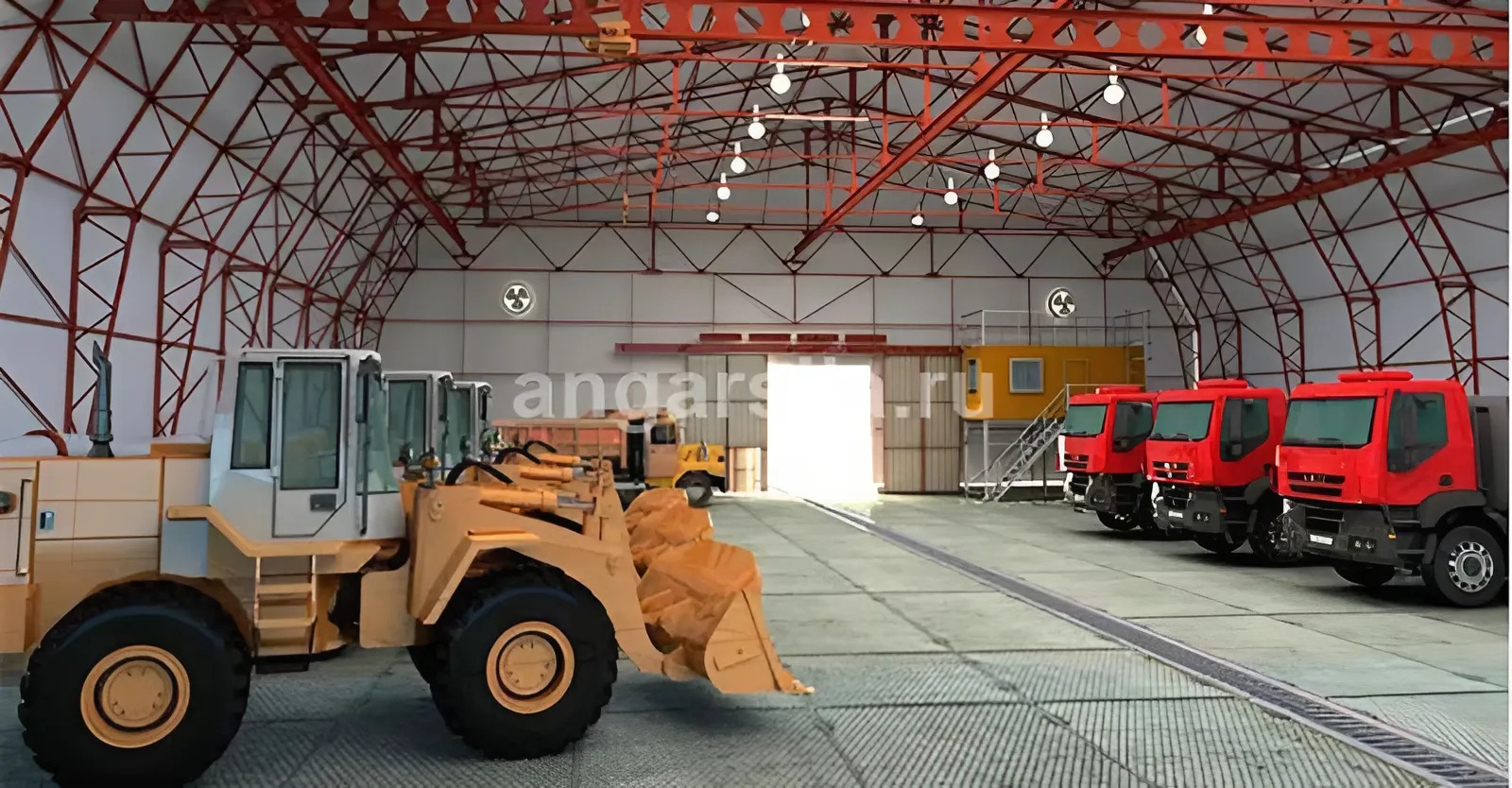 бескаркасный быстровозводимый гараж